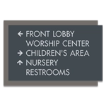 5-Line Directional Sign