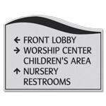 5-Line Directional Sign