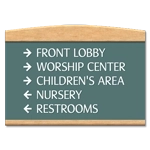 5-Line Directional Sign