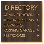5-Line Directory Sign