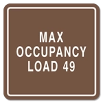 5-Line General Information Sign