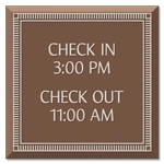 6-Line General Information Sign