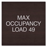 6-Line General Information Sign