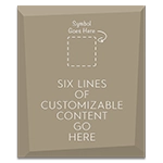 6-Line General Information Sign w/Symbol