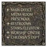 7-Line Directional Sign