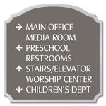 7-Line Directional Sign