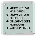 7-Line Directional Sign