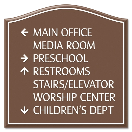 7-Line Directional Sign