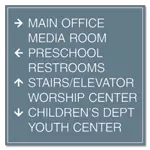 8-Line Directional Sign