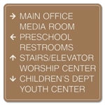 8-Line Directional Sign