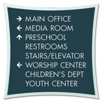 8-Line Directional Sign