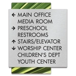 8-Line Directional Sign