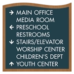 8-Line Directional Sign