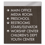 8-Line Directional Sign