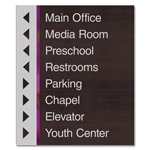 8-Line Directional Sign