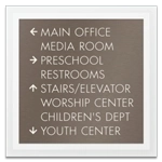 8-Line Directional Sign