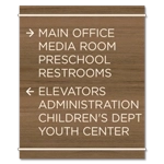 8-Line Directional Sign