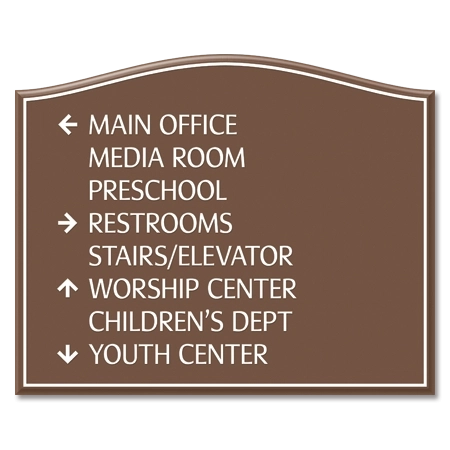 8-Line Directional Sign