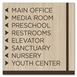 8-Line Directional Sign