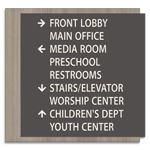 9-Line Directional Sign