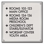 9-Line Directional Sign
