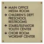 9-Line Directional Sign