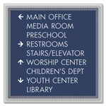 9-Line Directional Sign