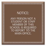 9-Line General Information Sign