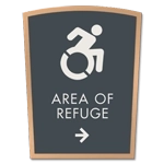 Accessible Direction Sign w/ Dynamic ISA