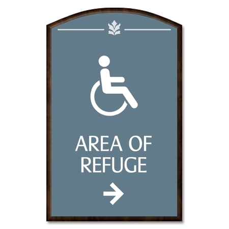 Accessible Direction Sign w/ ISA