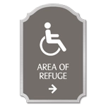Accessible Direction Sign w/ ISA