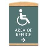 Accessible Direction Sign w/ ISA