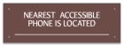 Accessible Phone Location Sign