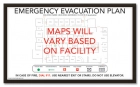 Bordered Evacuation Map