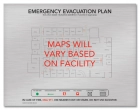 Brushed Silver Pattern Evacuation Map