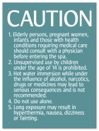 California Spa Rules Sign