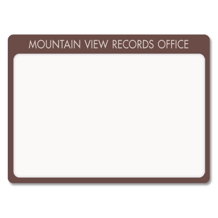 Dry Erase Display - Small