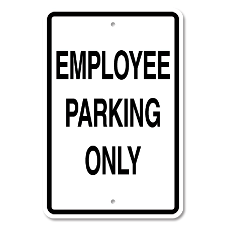 Employee Parking Only