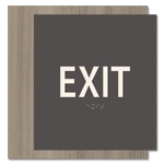 "Exit" Egress Sign - CA Compliant