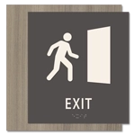 Exit Sign w/ Symbol
