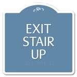 "Exit Stair Up" Egress Sign - CA Compliant