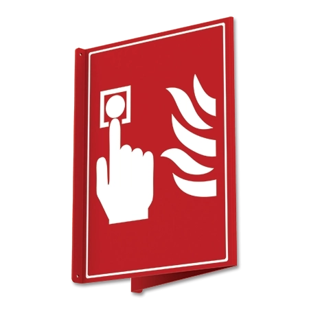 Fire Alarm Symbol - Overhead Sign