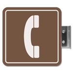 Flag Overhead - Telephone Symbol