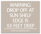Florida Sun Shelf Warning Sign