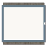 Horizontal Message / Evac Holder for 8.5" x 11" Paper