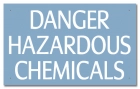 Indiana Hazardous Chemicals Sign