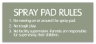 Iowa Spray Pad Rules