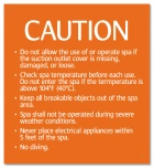 ISPSC Spa Rules Sign