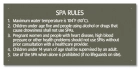 MAHC Spa Rules Sign