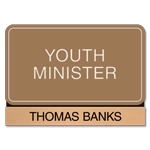 Manager on Duty Sign w/ Nameplate
